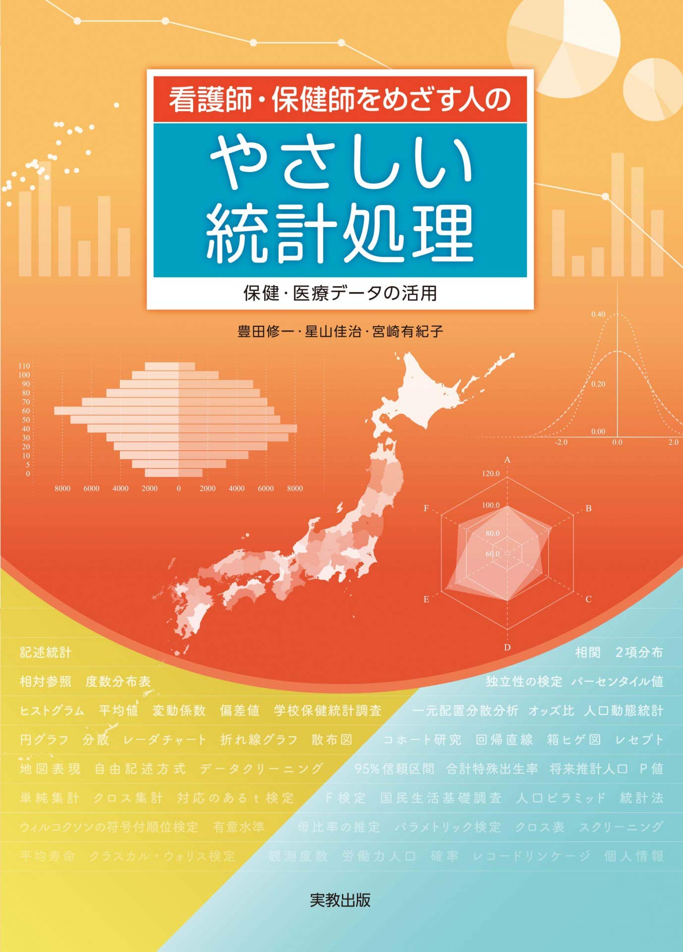 著 者 :豊田修一 :
発行者 :実教出版 :
刊行年月:202010:
底本ISBN:9784407349535 :
内容紹介:現在の看護師、保健師においては、医療データの取り扱いが重要な職務となっている。本書では、そのために必要不可欠な知識を身につけると共に、保健医療統計データの概要を知ることができる :