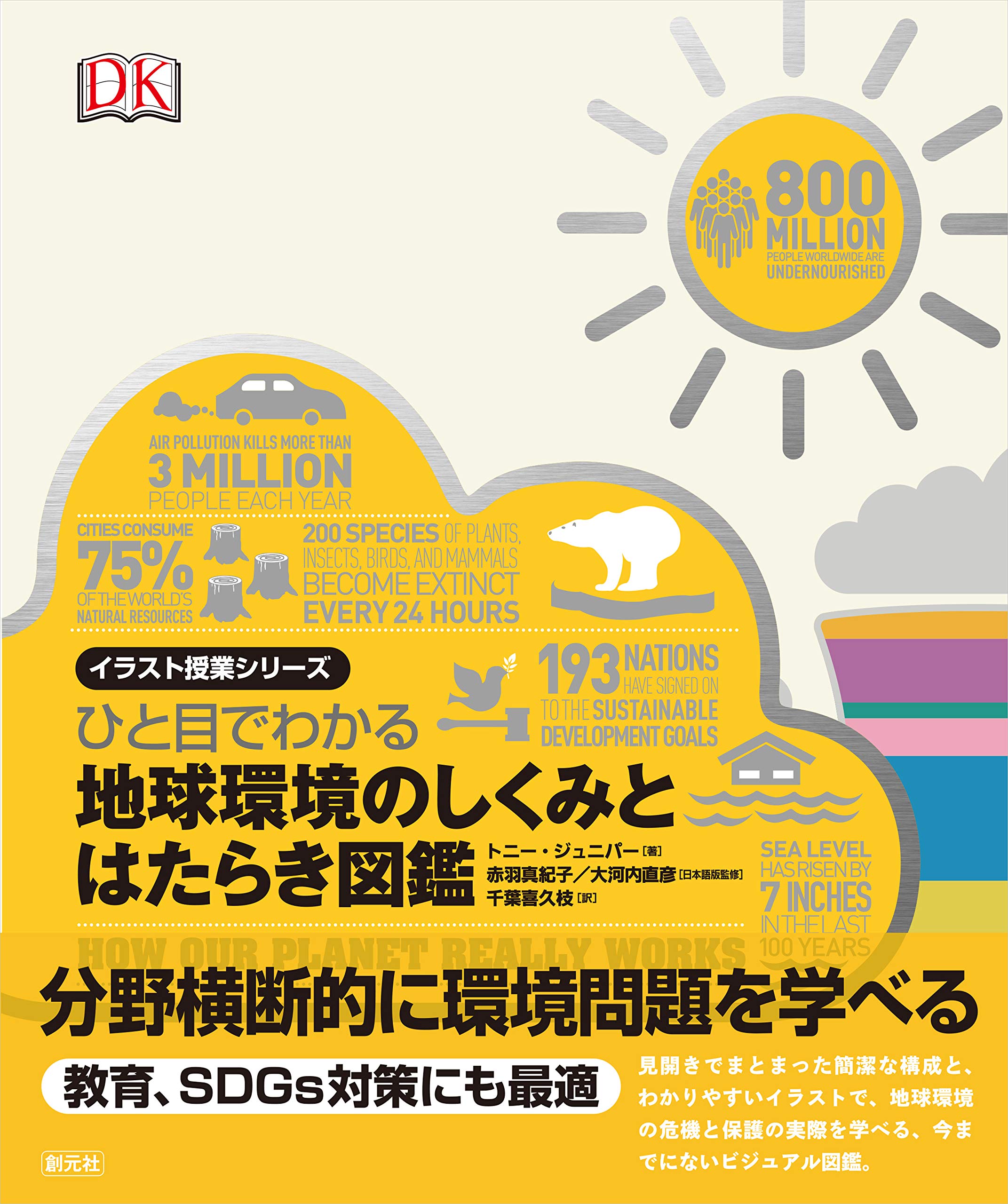 著 者 :トニー・ジュニパー【著】 :
発行者 :創元社 :
刊行年月:202008:
底本ISBN:9784422400471 :
内容紹介:分野横断的に環境問題を学べる。教育、SDGs対策にも最適。見開きでまとまった簡潔な構成と、わかりやすいイラストで、地球環境の危機と保護の実際を学べる、今までにないビジュアル図鑑。 :
