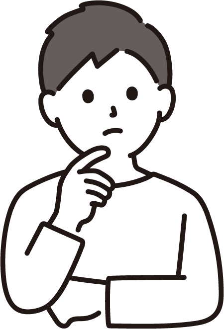 レファレンスサービスを利用し質問している男性